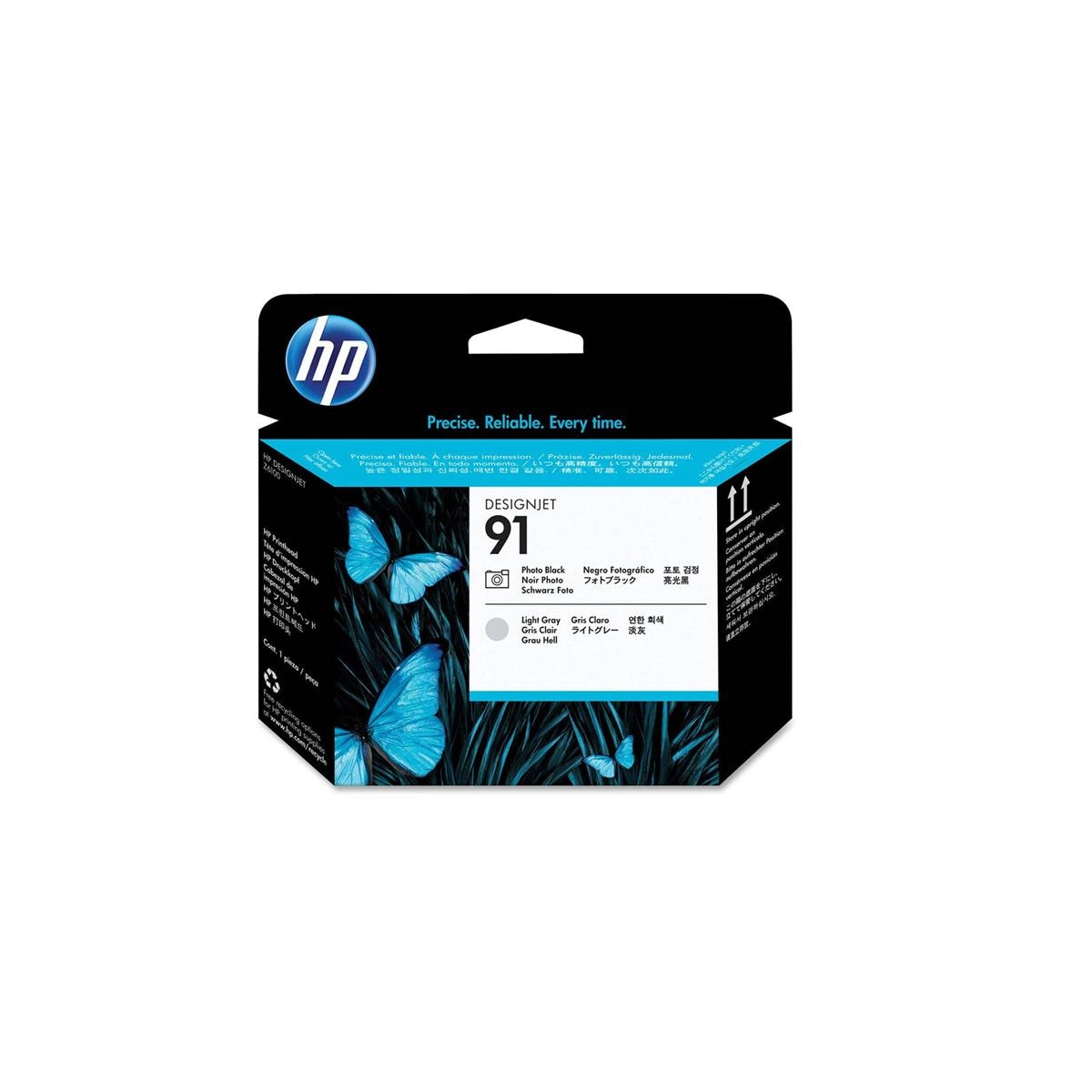 Remanufactured HP 91 Magenta & Yellow Printhead – Compatible With Z6100 Photo Printers, C9461A