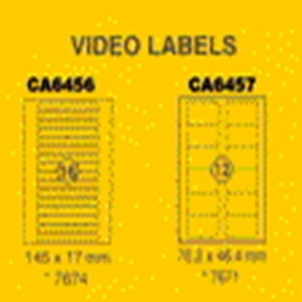 Xellent label 145x17mm 100 sheets per pack