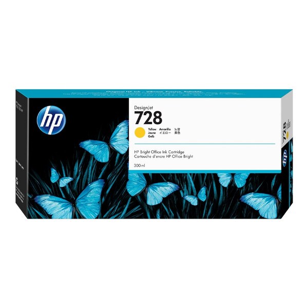 HP F9K15A-728 300ml Yellow Cartridge