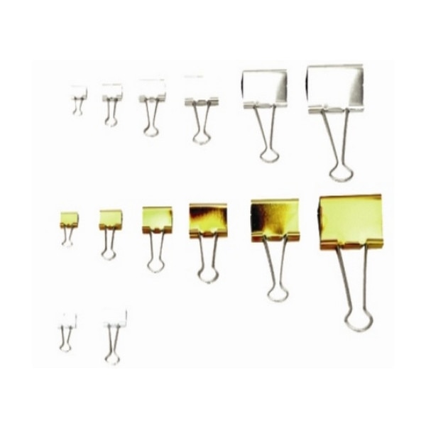 Goldfile Clips Roco Gold binder clips, 32mm (1 1/4