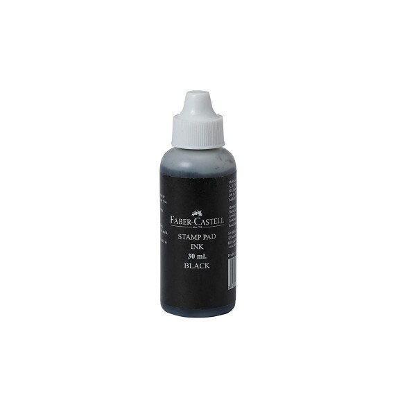 Faber Castell Stamp Ink, Black 30ml