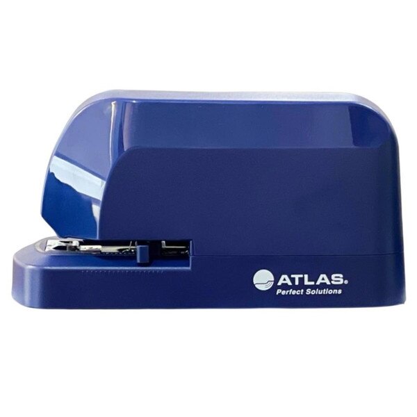 Atlas Electric Stapler, 45 Sheets, Staples Size 24/6,8,10 Blue