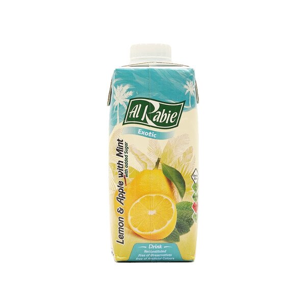 Al Rabie Mini Al Rabie Lemon and Apple With Mint Juice 18x250ml