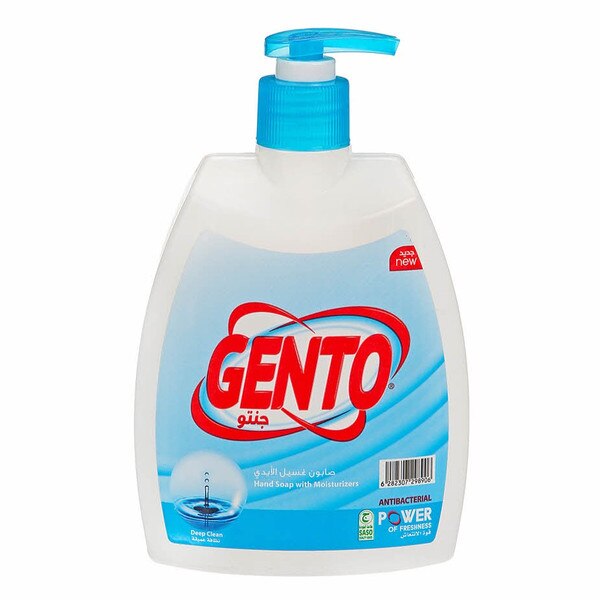 Gento Hand Wash Deep Clean Anti-Bacterial Blue 500ml