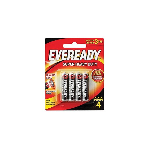 Eveready Batteries Size AAA 4/pack