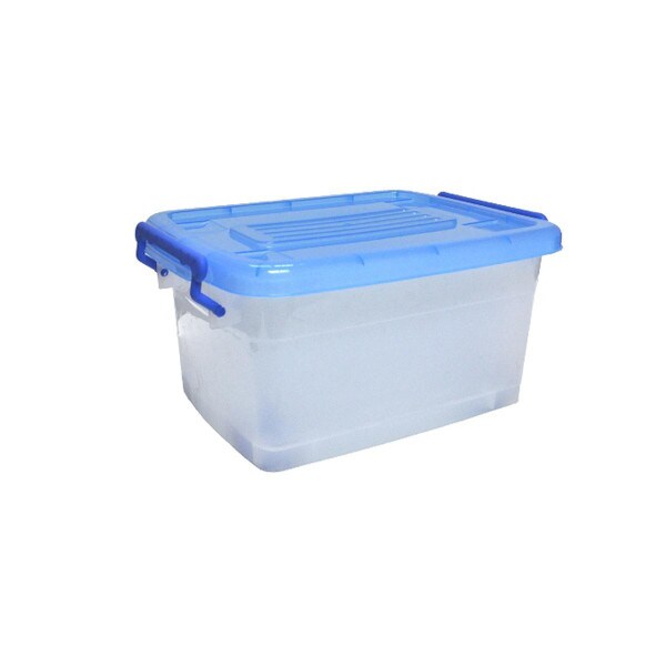 Clear Storges Box Size (L57xW80xH49cm), 132 Liters With Wheels