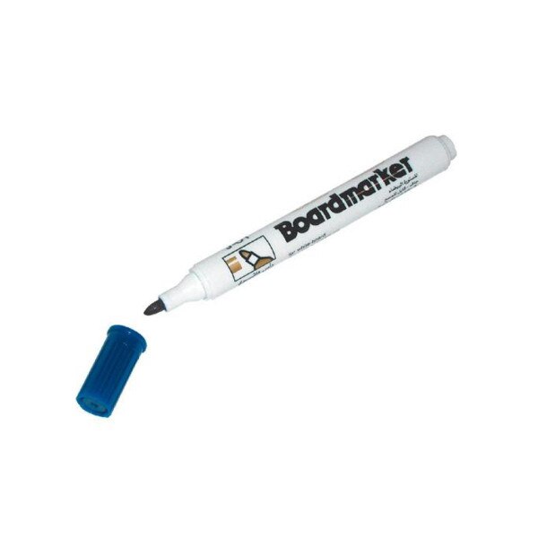 Roco whiteboard marker round tip blue-130011052 Pack/12