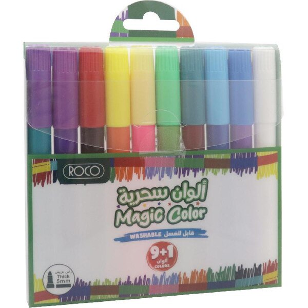 Roco Magic Color Change Markers Maxi Tip Wallet of 10